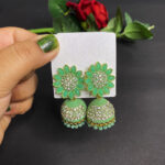 Trendy Floral Design Jhumka Earring Beads for Women